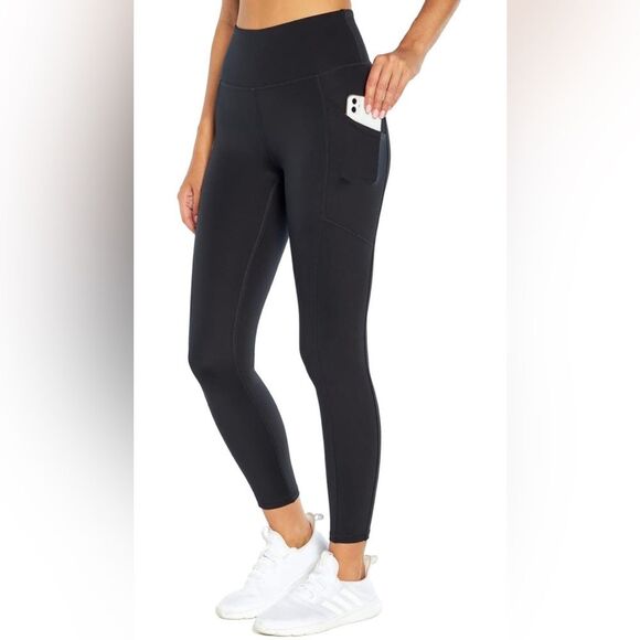 Zobha High‑Waisted Athletic Leggings • Black • Size Small • EUC - Picture 1 of 3